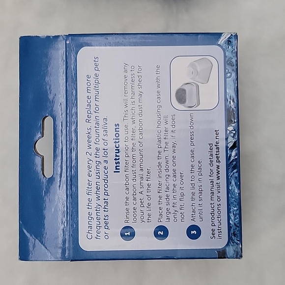 PetSafe Drinkwell® Pet Fountain Charcoal Replacement Filters 2 Boxes of 4 - Picture 3 of 5